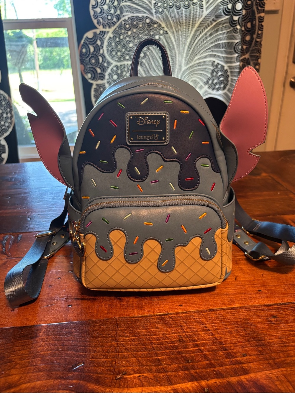 Loungefly Disney Stitch ice cream birthday mini backpack